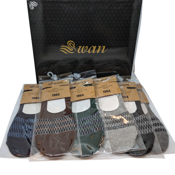 6 Pairs No Show Premium Loafer Socks Combo [Combo 7]