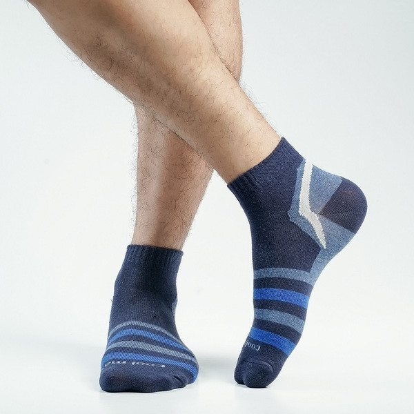 Navy blue Color Casual Ankle Socks [pzone-men-A-07na]