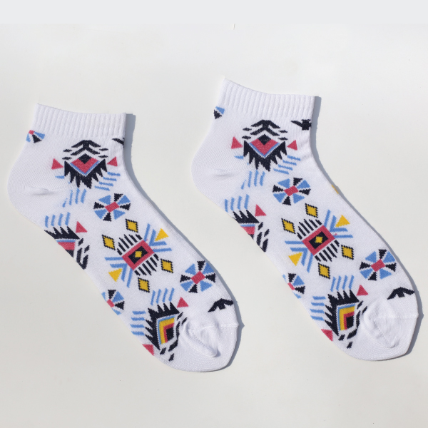 White Color Casual Ankle Socks [mb149-women-A-02]