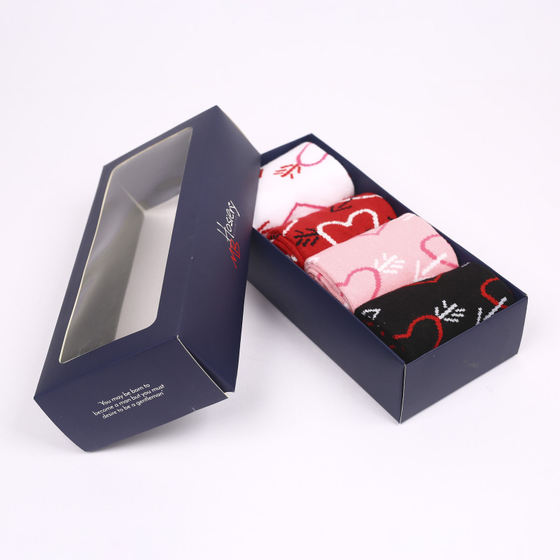 4 Pair Multi Color Casual Combo Gift Box [04PACK-Women-01]