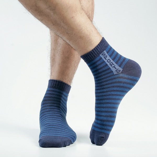 Navy Blue Color Casual Ankle Socks [action-men-A-09na]