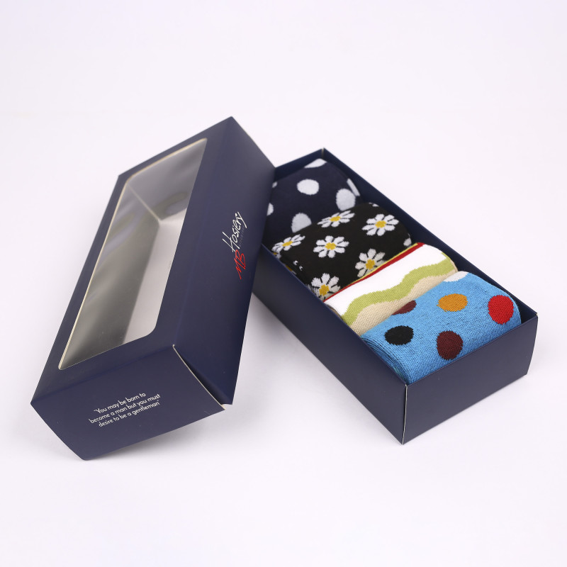 4 Pair Multi Color Casual Combo Gift Box [04PACK-Women-02]