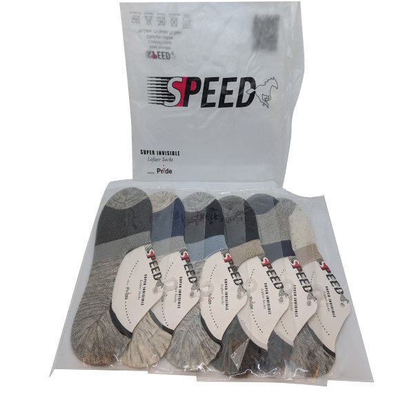 6 Pairs No Show Loafer Socks Combo [Combo 1]