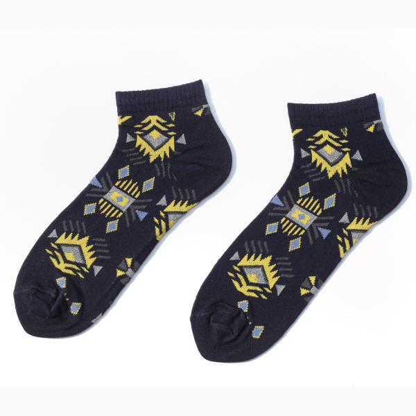 Black Color Casual Ankle Socks [mb149-women-A-04]