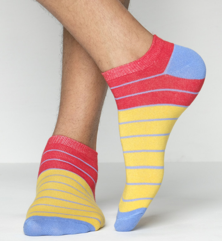 Multi Color Casual Ankle Socks [mb119-women-A-07ml]