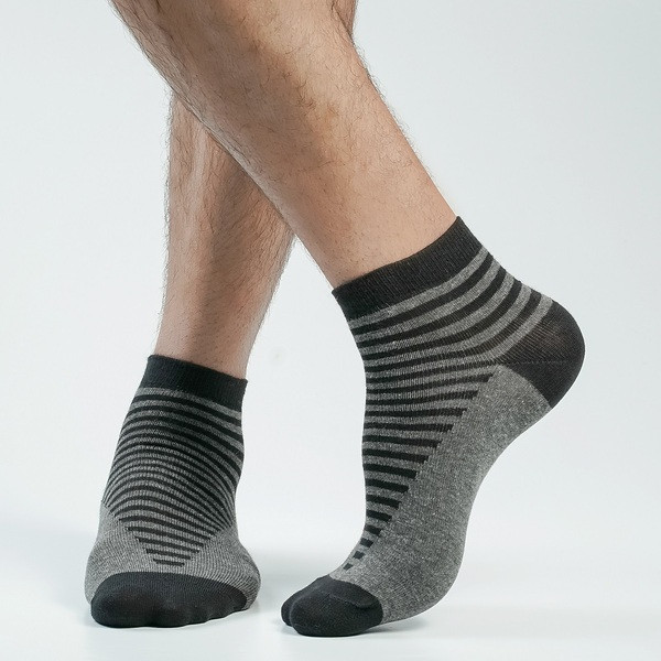 Ash Color Casual Cotton Socks [sgoodwill-men-A-13as]