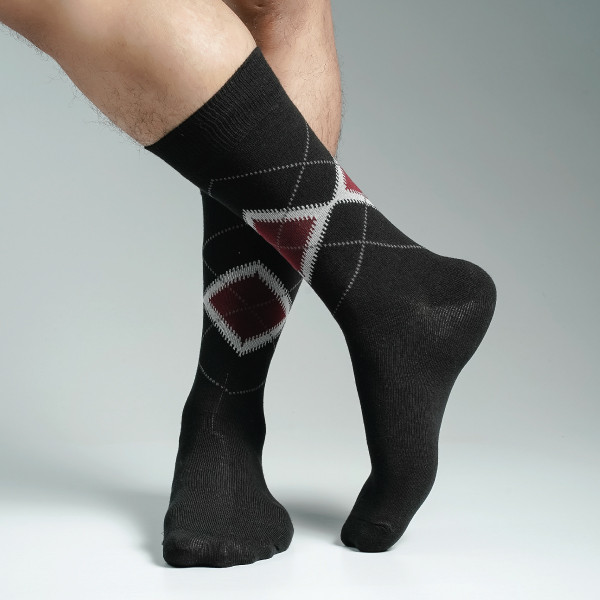 Multi Color Casual Long Socks [mb249-men-L-26]
