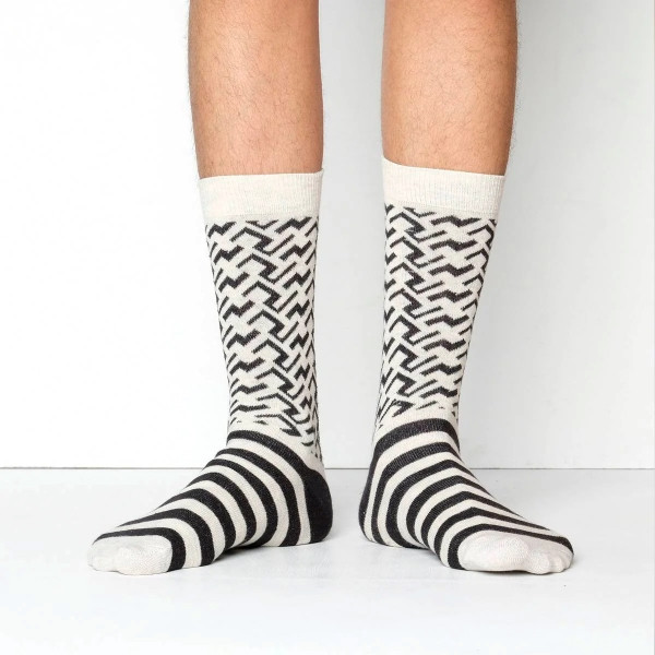 White Color Casual Long Socks [mb199-women-L-14blw]
