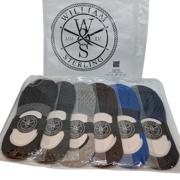 6 Pairs No Show Loafer Socks Combo [Combo 13]