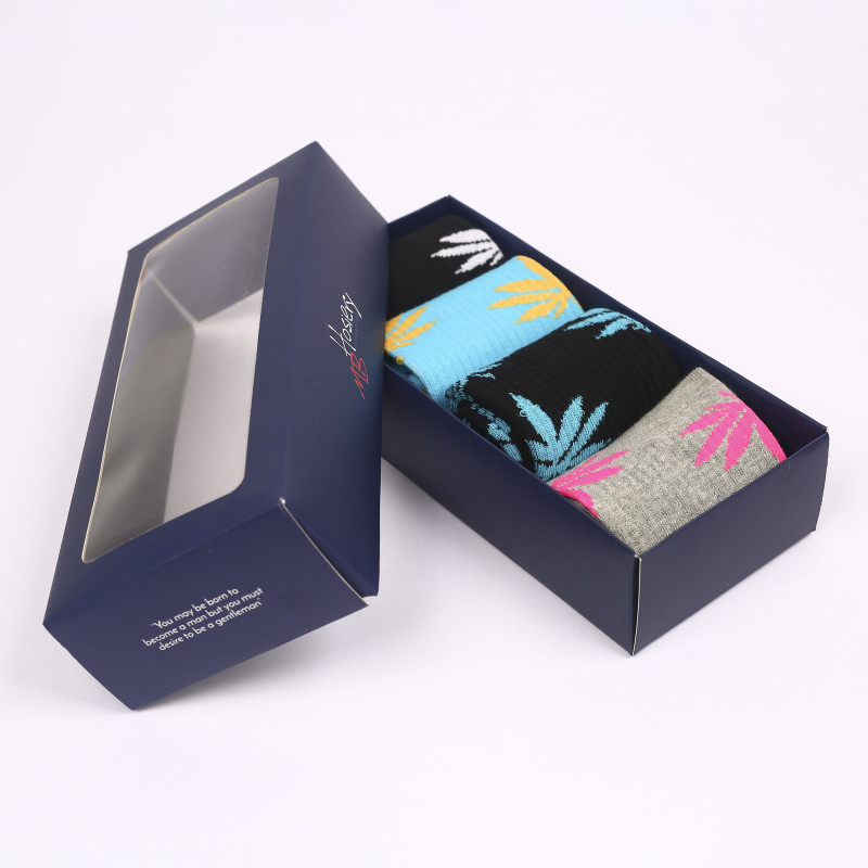 4 Pair Multi Color Casual Combo Gift Box [04PACK-Men-01]