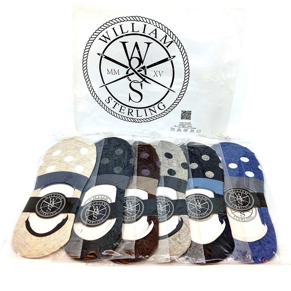 6 Pairs No Show Loafer Socks Combo [Combo 11]