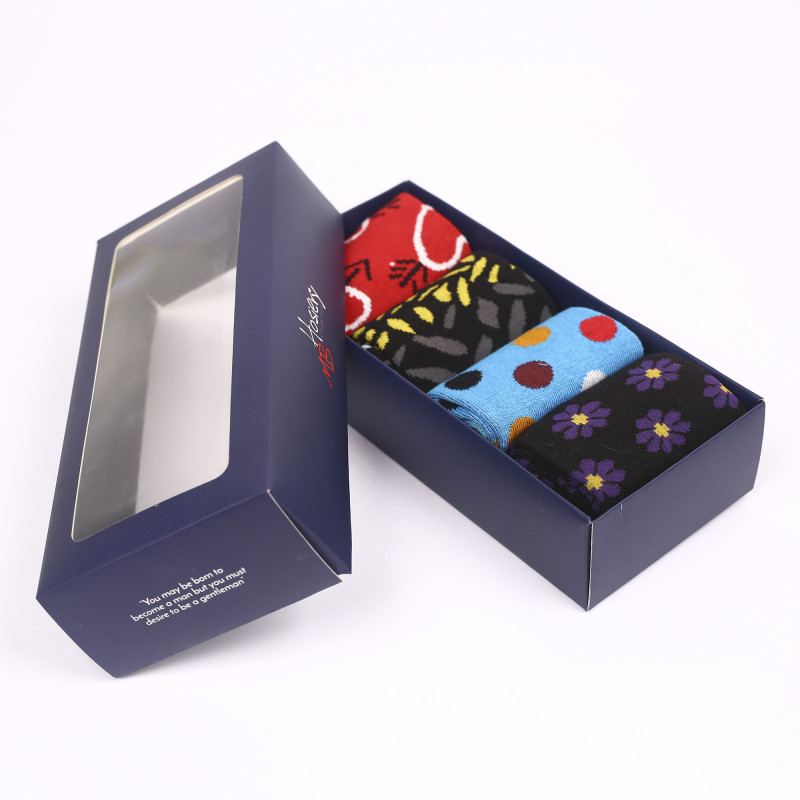 4 Pair Multi Color Casual Combo Gift Box [04PACK-Women-05]