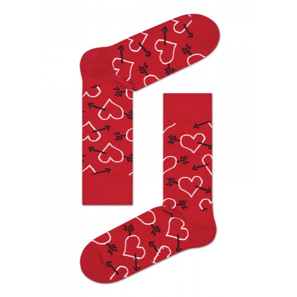 Red Color Casual Long Socks [mb199-women-L-05]