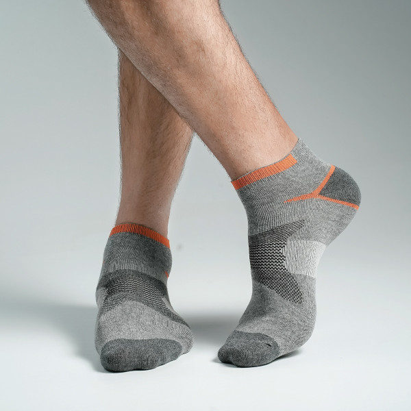 Ash Color Casual Ankle Socks [mb179-men-A-21as]
