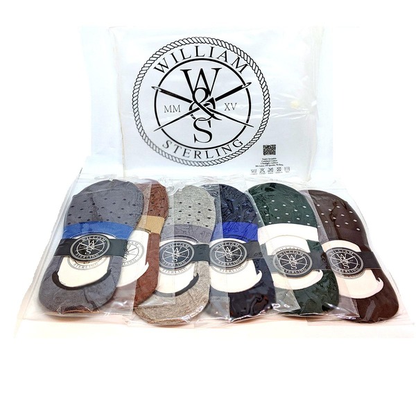 6 Pairs No Show Loafer Socks Combo [Combo 10]