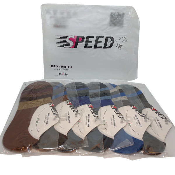 6 Pairs No Show Loafer Socks Combo [Combo 4]