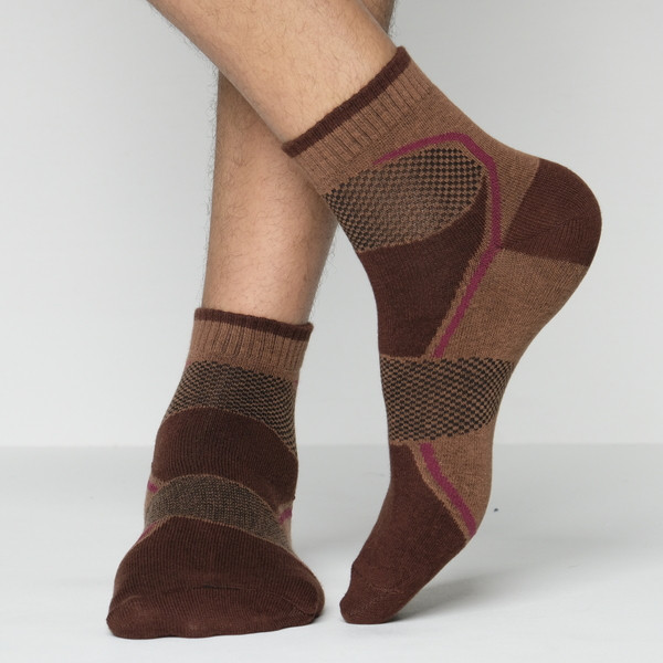 Brown & chocolate Color Casual Cotton Socks [bstar-men-A-18brc]