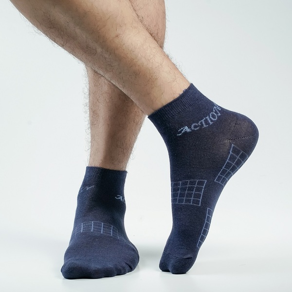 Navy Blue Color Casual Ankle Socks [action-men-A-18na]
