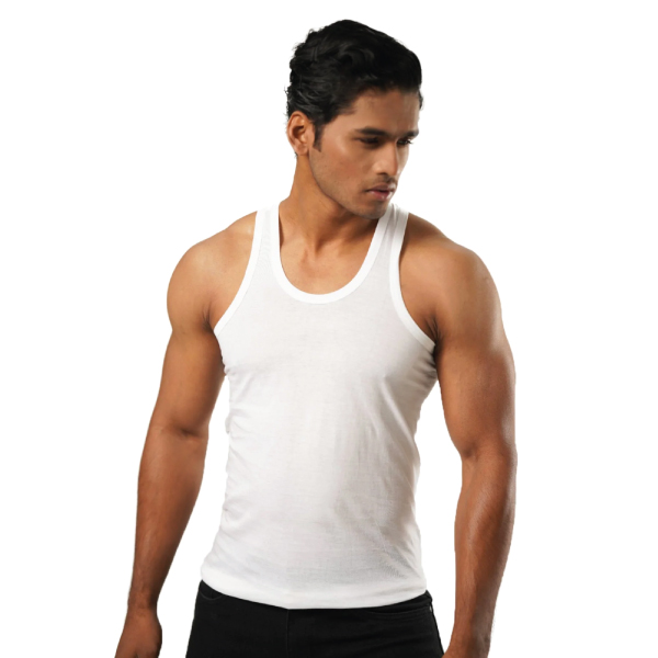 MB Hosiery Premium Cotton RN Undershirt for Men [MBH-U-RN]